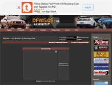 Tablet Screenshot of dfw50s.com